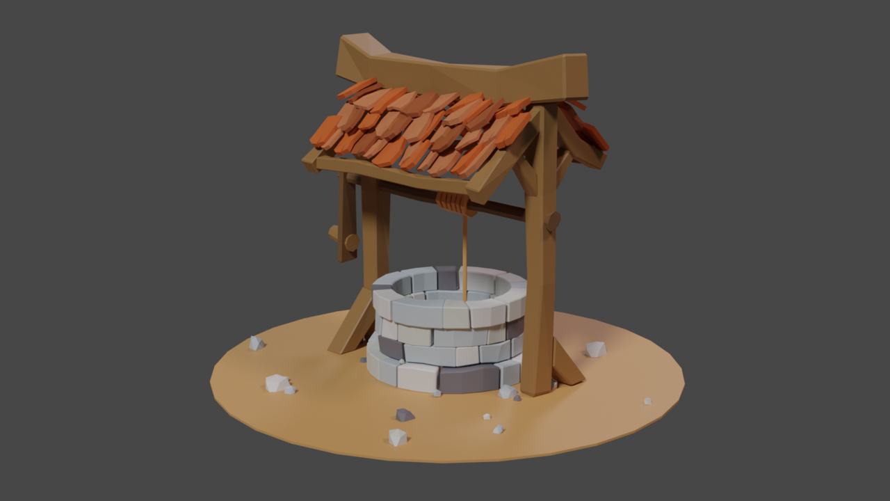 Low Poly Well